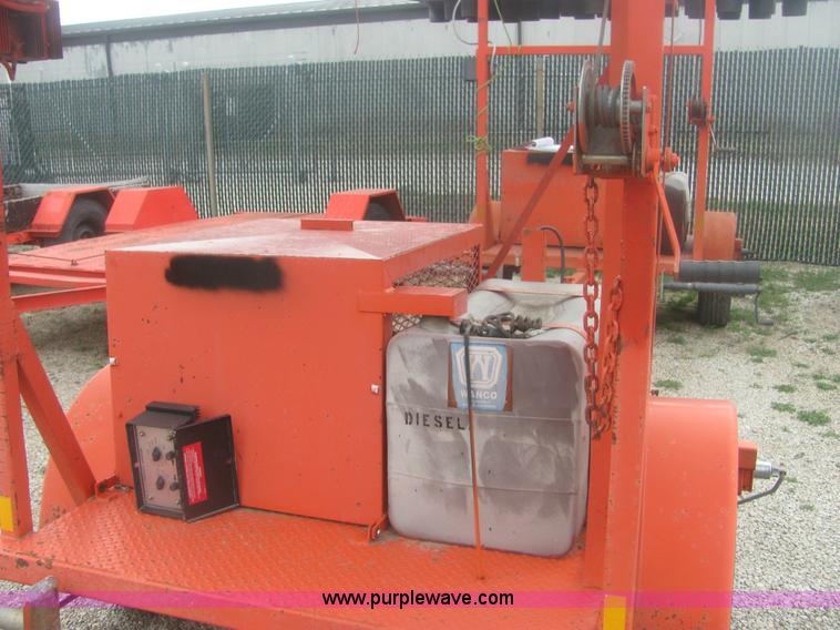 image for item 9158 1993 Wanco WTDB8-SAC portable arrow board