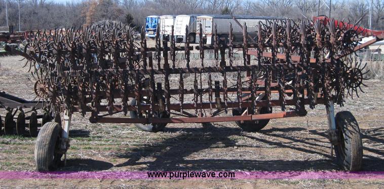 image for item 1961 Crustbuster 25' folding rotary hoe