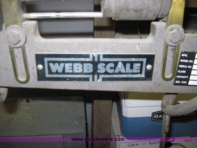 image for item 1972 Webb 30 ton scale