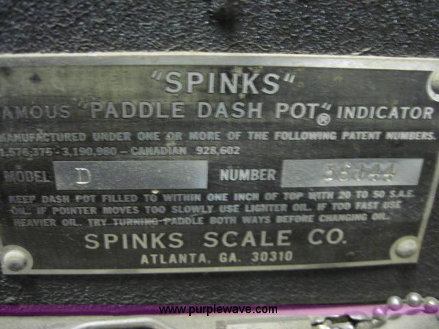 image for item 1972 Webb 30 ton scale