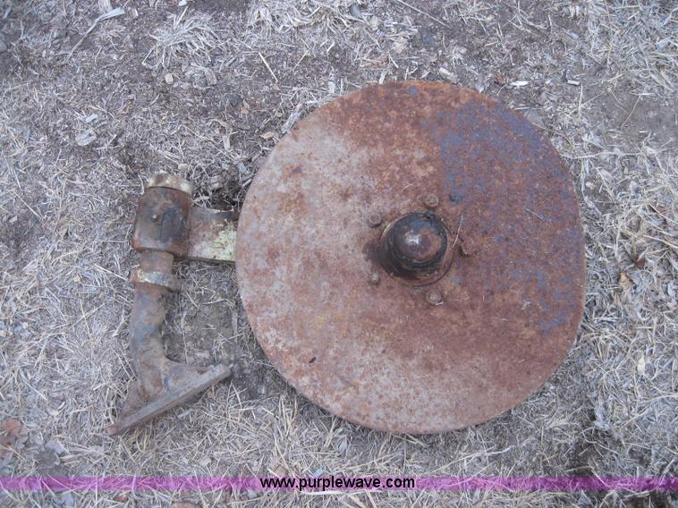 image for item 1993 Approximately 7 Flex King under-cutter 21.5" coulters with mounts