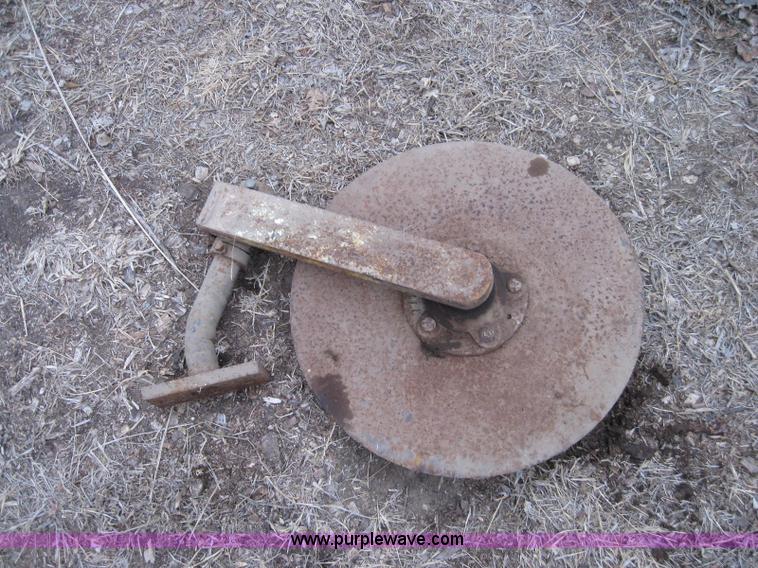 image for item 1993 Approximately 7 Flex King under-cutter 21.5" coulters with mounts