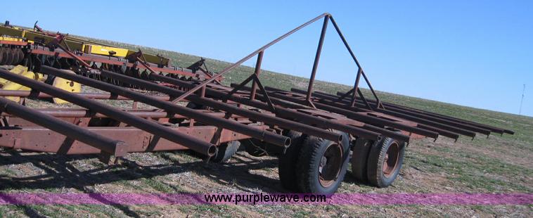 image for item 2012 Shop built round bale trailer