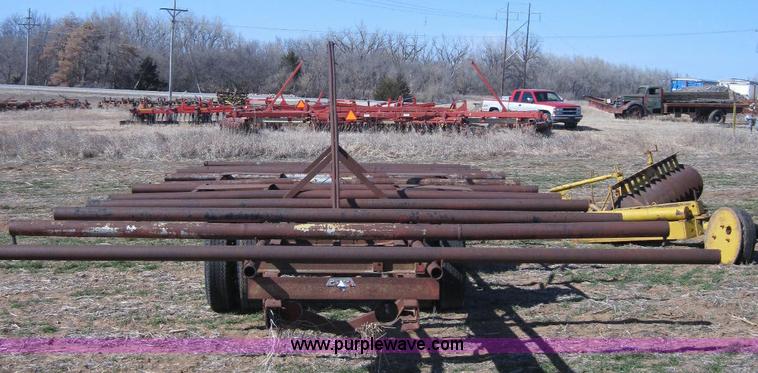 image for item 2012 Shop built round bale trailer