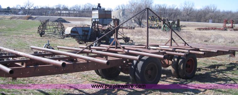 image for item 2012 Shop built round bale trailer