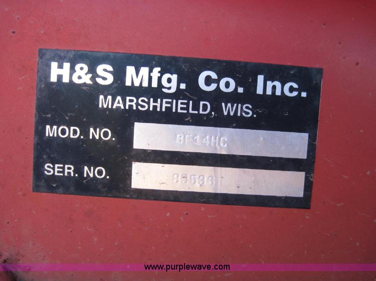 image for item 2016 H&S BF14HC 14 wheel hay rake
