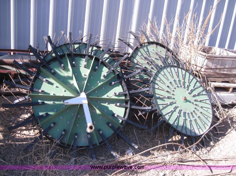 image for item 2017 (4) complete wheels off Allen wheel rake