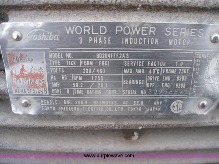 image for item 2020 Grain leg electric motor