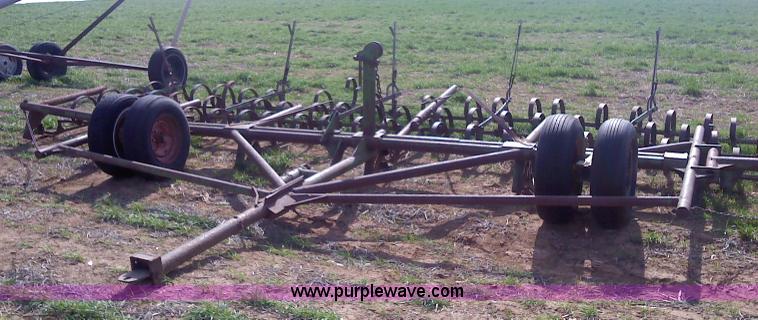 image for item 2022 Shop built 24' six section spring tooth drag harrow