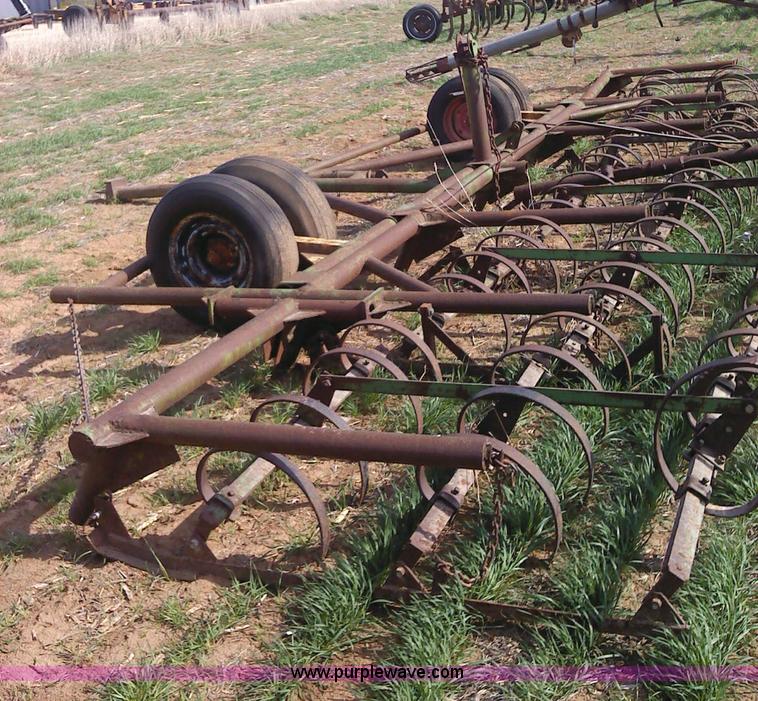 image for item 2022 Shop built 24' six section spring tooth drag harrow