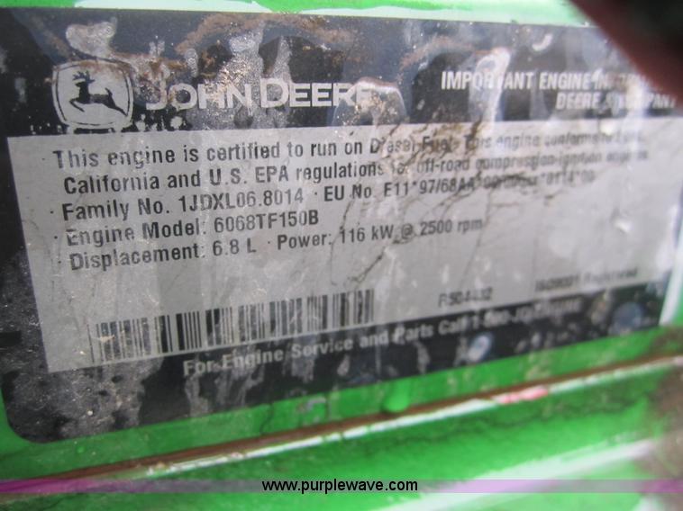 image for item 2972 John Deere 6.8L diesel irrigation engine