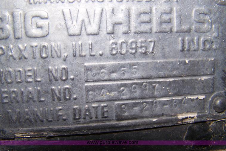 image for item 7468 1984 Big Wheels 6-55 spray rig truck