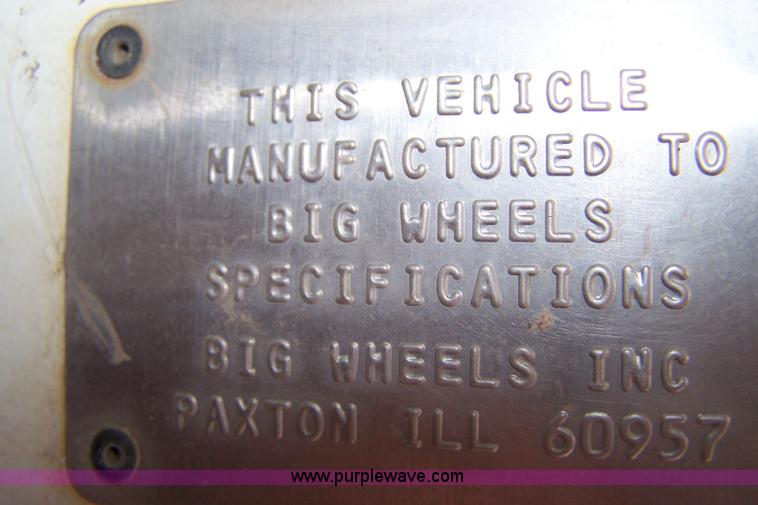 image for item 7468 1984 Big Wheels 6-55 spray rig truck