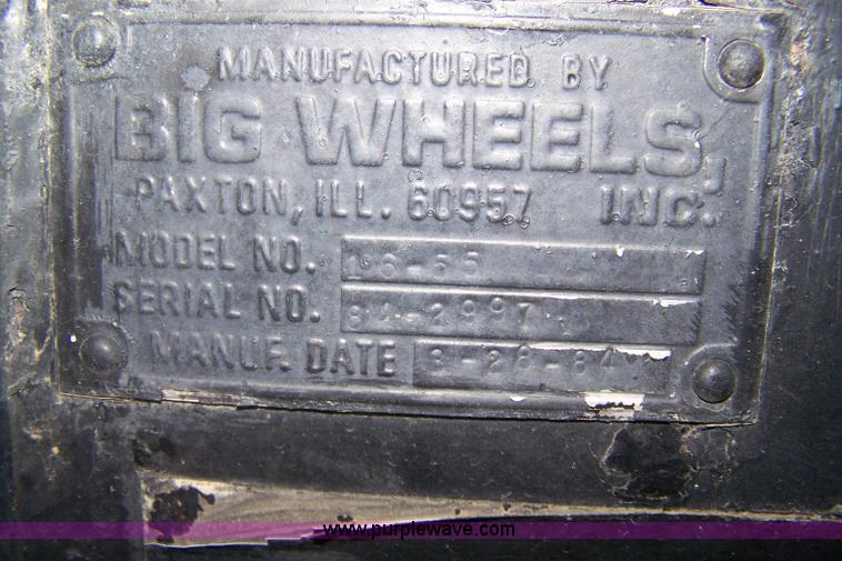 image for item 7468 1984 Big Wheels 6-55 spray rig truck