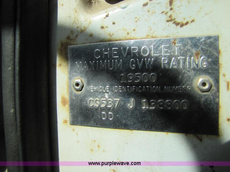 image for item 8661 1967 Chevrolet C50 grain truck