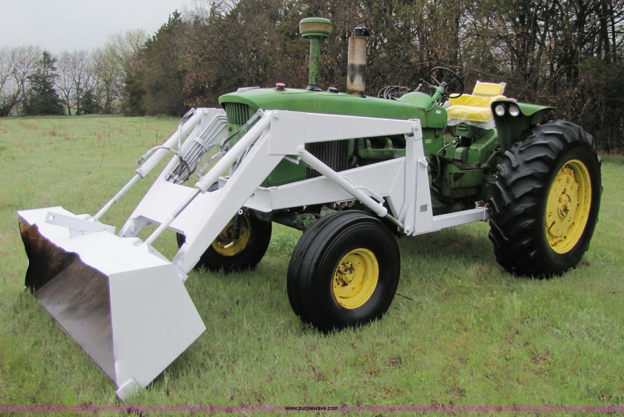 John Deere 4020 tractor with loader in Solomon, KS Item 8531 sold