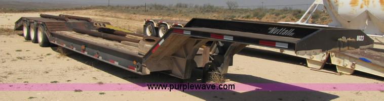 image for item 3475 2003 Nuttall 350DD 50 ton double drop deck lowboy trailer