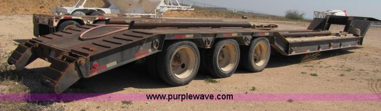 image for item 3475 2003 Nuttall 350DD 50 ton double drop deck lowboy trailer