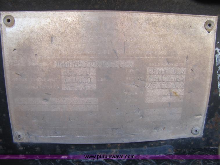 image for item 3475 2003 Nuttall 350DD 50 ton double drop deck lowboy trailer