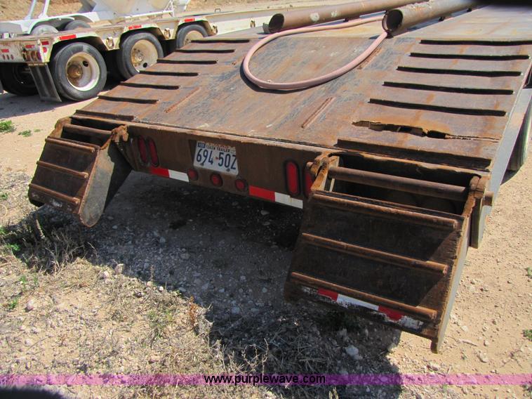 image for item 3475 2003 Nuttall 350DD 50 ton double drop deck lowboy trailer
