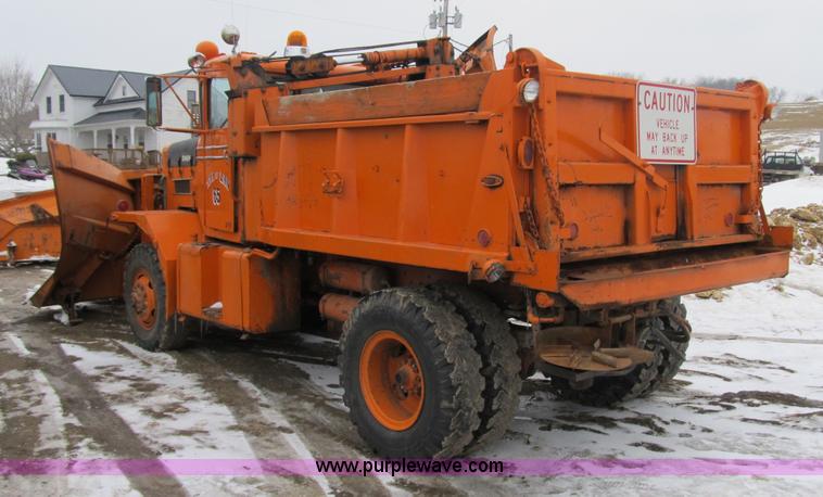 image for item 4040 1966 Oshkosh M 4827G snow plow/spreader truck