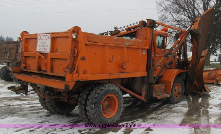 image for item 4040 1966 Oshkosh M 4827G snow plow/spreader truck