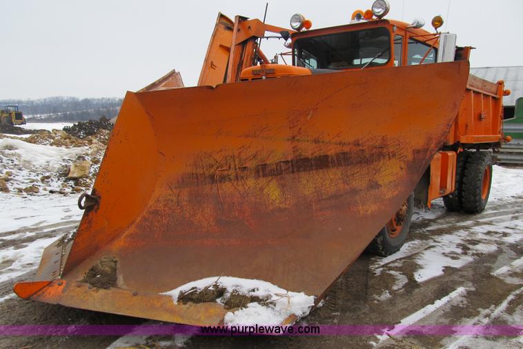 image for item 4040 1966 Oshkosh M 4827G snow plow/spreader truck