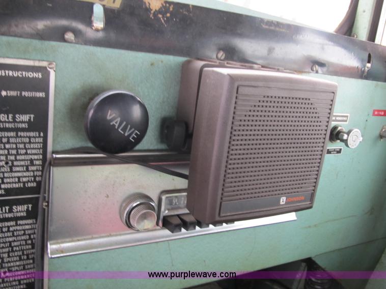 image for item 4040 1966 Oshkosh M 4827G snow plow/spreader truck