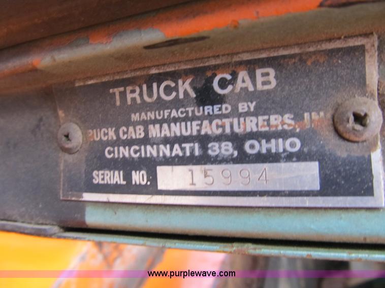 image for item 4040 1966 Oshkosh M 4827G snow plow/spreader truck