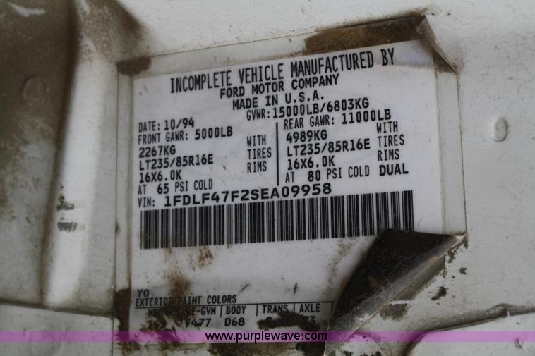 image for item 4822 1995 Ford F450 Super Duty service truck