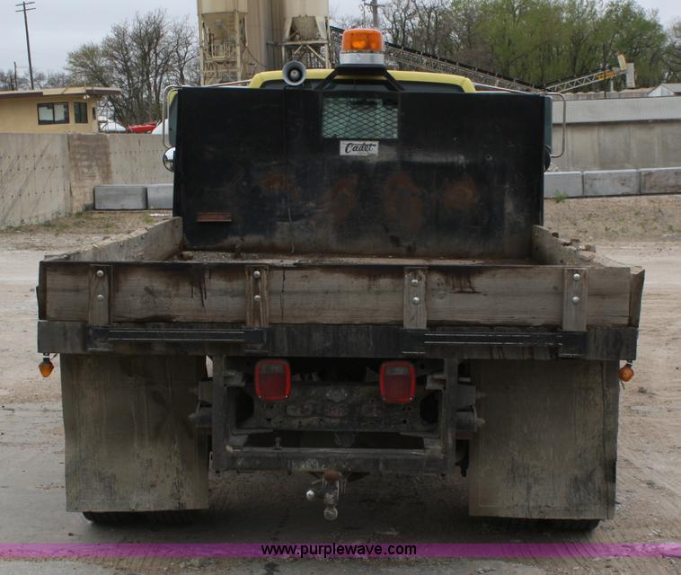 image for item 4823 1995 GMC Topkick Lo-profile flatbed truck