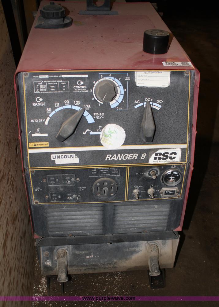 image for item 4825 Lincoln Ranger 8 welder