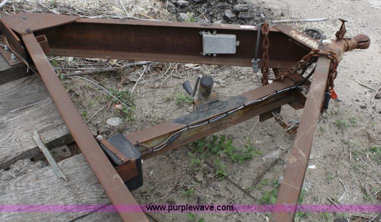 image for item 4826 1990 homemade tandem axle trailer