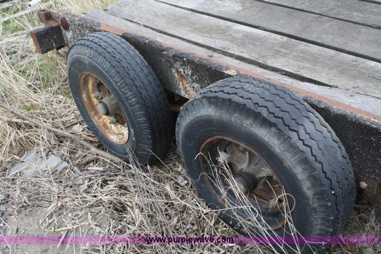 image for item 4826 1990 homemade tandem axle trailer
