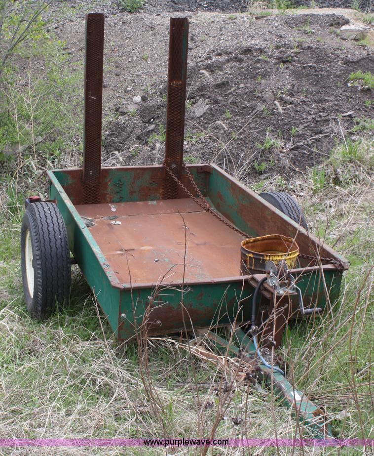 image for item 4829 Shop built single axle trailer