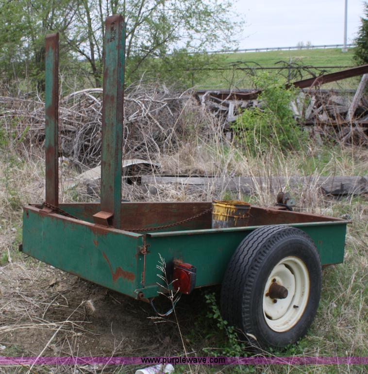 image for item 4829 Shop built single axle trailer
