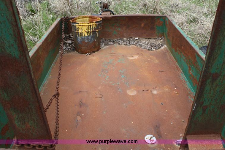 image for item 4829 Shop built single axle trailer