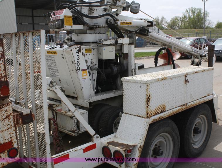 image for item 4844 1999 Sd Pitman mobile drill derrick with trailer