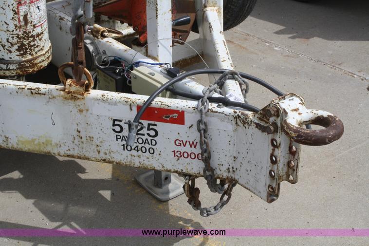 image for item 4844 1999 Sd Pitman mobile drill derrick with trailer