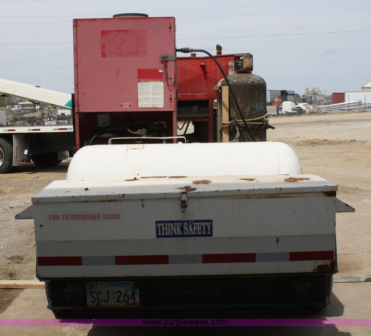 image for item 4861 Hotsy 9248LP hot water pressure washer on trailer