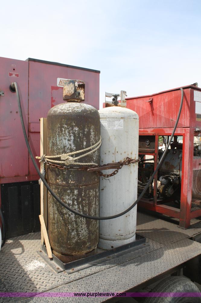 image for item 4861 Hotsy 9248LP hot water pressure washer on trailer