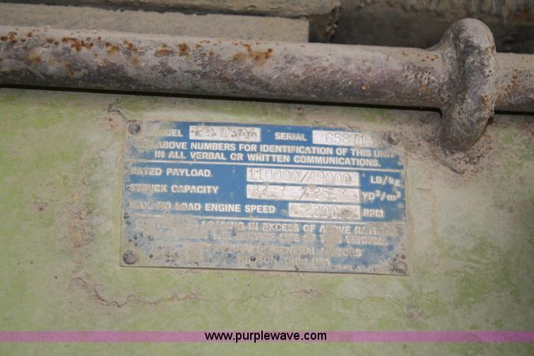 image for item 4869 1978 Terex 3309 dump truck