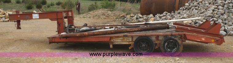 image for item 4874 1975 Gene tandem axle goose neck trailer