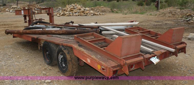 image for item 4874 1975 Gene tandem axle goose neck trailer