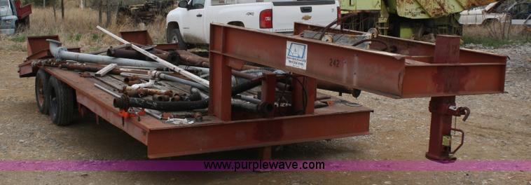 image for item 4874 1975 Gene tandem axle goose neck trailer