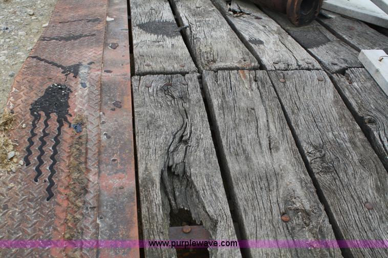 image for item 4874 1975 Gene tandem axle goose neck trailer