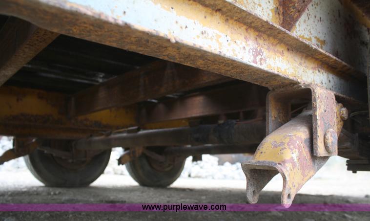 image for item 4874 1975 Gene tandem axle goose neck trailer