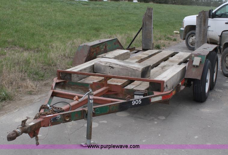 image for item 4876 1980 JFW tandem axle trailer