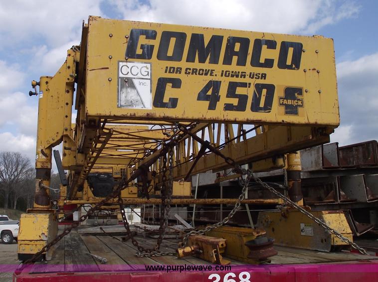 image for item 5391 2002 Gomaco C450 bridge deck finisher