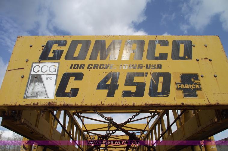 image for item 5391 2002 Gomaco C450 bridge deck finisher